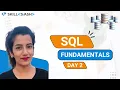 SQL workshop SQL tutorial SQL SQL roadmap SQL crash course Part 2 Skillslash