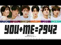 TWS (투어스) - 'YOU+ME=7942' (너＋나=7942) Lyrics [Color Coded_Han_Rom_Eng]