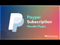 Paypal Subscription Moodle Plugin