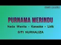 Download Lagu Purnama Merindu - Karaoke - Nada Wanita
