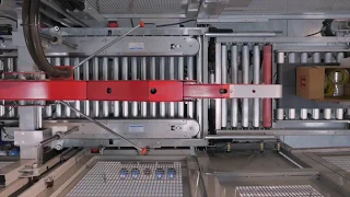 3M-Matic™ Random Case Sealer 7000r High Speed Pro handles up to 28 different case sizes per minute. 