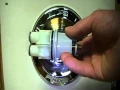 Repairing a leaky Delta bath or shower faucet-single lever and setting temp