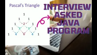 Pascal s Triangle Program using Java Language frequently asked question in interview