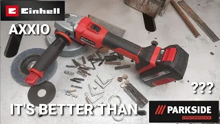 Download EINHELL AXXIO angle grinder is better than Parkside  PWSAP 20-Li C3 MP3