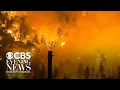 Wildfires explode in size in British Columbia and California