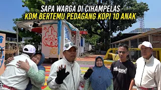 SAPA WARGA DI CIHAMPELAS | KDM BERTEMU PEDAGANG KOPI 10 ANAK