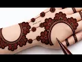 Lagu Very simple unique style mehndi design for back hand|new easy mehndi design 2026 | mehandi designs|