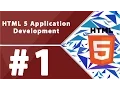 HTML5 application development - Part 1