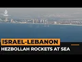 Download Lagu Hezbollah rockets land in sea near Israeli city | AJ #shorts