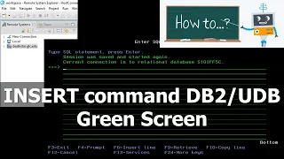 Insert Command DB2 UDB