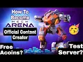 How To Become Content Creator Test Servers Weekly Free Acoins