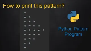 3 Python Pattern Program - Right Side Triangle without using any pre-define method using While loop