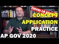Writing the Concept Application FRQ Walkthrough AP Gov 2020