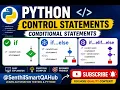 Python Control Statements if if-else if-elif-else Explained with Examples