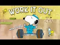 Download Lagu Work It Out with Snoopy 🎷💪 | Morning Jazz Workout \u0026 Cute Fitness Vibes