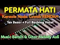 Download Lagu PERMATA HATI Karaoke Nada Cowok Rendah || Evie Tamala