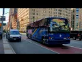 MTA Bus NYCT Prevost X3-45 1497 BM1 1390 BxM8 1625 SIM31 1493 BM3 23 Street Broadway
