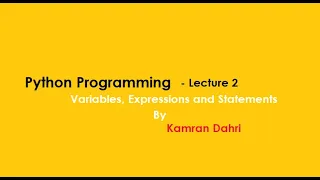 3 - Python Programming
