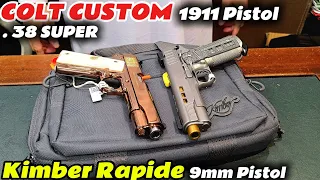 Colt Custom .38 Super 1911 Pistol || KIMBER RAPIDE 9mm 1911 Pistol Unboxing. #9mm #Pistol #handgun 