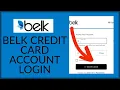How to Login Belk Credit Card Account Online 2023 Belk Credit Card Sign In