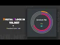 How To Make a Advanced Clock in VB NET Morden UI Design VB NET Tutorial