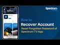 How to Reset Spectrum Password Recover Account - Spectrum TV