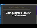 C programming part6 C program example for beginner Checking an integer for odd or even in C