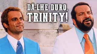Dá-lhe Duro, Trinity! | Terence Hill e Bud Spencer | FAROESTE DUBLADO EM PORTUGUÊS