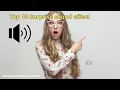 TOP 10 SURPRISE SOUND EFFECT