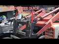 My tractor loader quick attach adapter I built