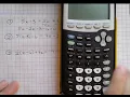 TI 84 Plus - Solve a Linear Equation