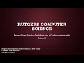 Rutgers CS - CS111