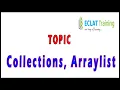Selenium Online Classes Collections Arraylist ECLAT Training