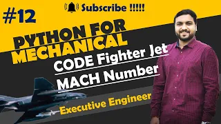 Mach number Python for mechanical basic-7 Python for mechanical engineer Python Basic Tutorial