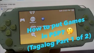 how to put your games in psp tagalog part 1 of 2 