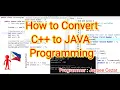 Part 2 How to Convert C to Java Programming Tagalog