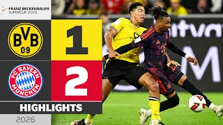 Olise as Top Scorer!! | BORUSSIA DORTMUND - FC BAYERN | Highlights | Supercup 2026