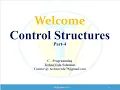 Part 4 Control Structures - C