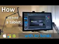 Tablet Holder Control Arm How to hold your Surface iPad or tablet - Christmas gift idea for Dad