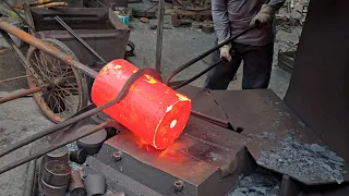 Inside the forging factory The Most Powerful Steel Shaping Process You’ll See #forging #industrial