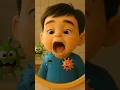 Bye Bye Germs Funny Toddler Brushing Teeth 3D Animation Ryan s Morning Routine