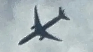 Delta Air Lines Boeing 767-432 ER DL99 N838MH landing to JFK Airport over my house from GVA