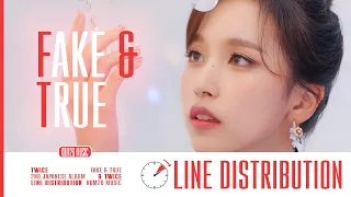 Download TWICE (트와이스) ~ Fake \u0026 True ~ Line Distribution / 📌READ PINNED COMMENT📌 MP3