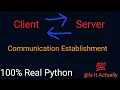 How to establish a communication between client and code for establishing client serve