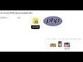 JavaScript PHP upload multiple files