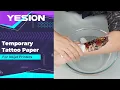 Temporary Tattoo Paper for Inkjet Printers