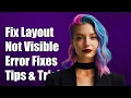 Fixing Constraint Layout Not Visible Error in Android Studio Troubleshooting Tips