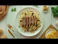 Beef Alfredo Pasta Recipe by SooperChef