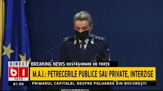 m a i anunta masurile de siguranta 12 mai multe forte de ordine pe strazi stiri b1 31 dec 2020