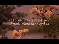 call me irresponsible//frank sinatra//lyrics